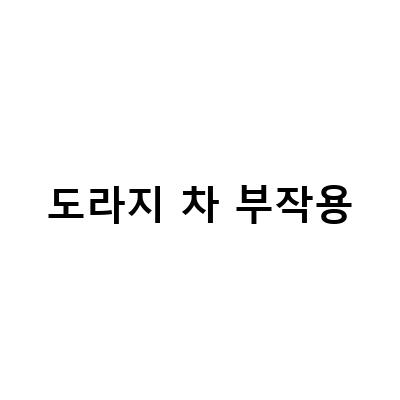 도라지차의 효능과 부작용, 국산 약도라지의 효과적인 섭취법과 국내산 말린 도라지 가루 활용법