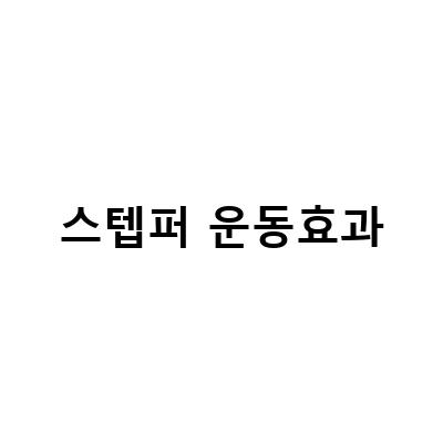 층간소음 없이 홈트레이닝! 펌프맥스와 유지어터의 스텝퍼로 건강한 운동 생활 챙기기